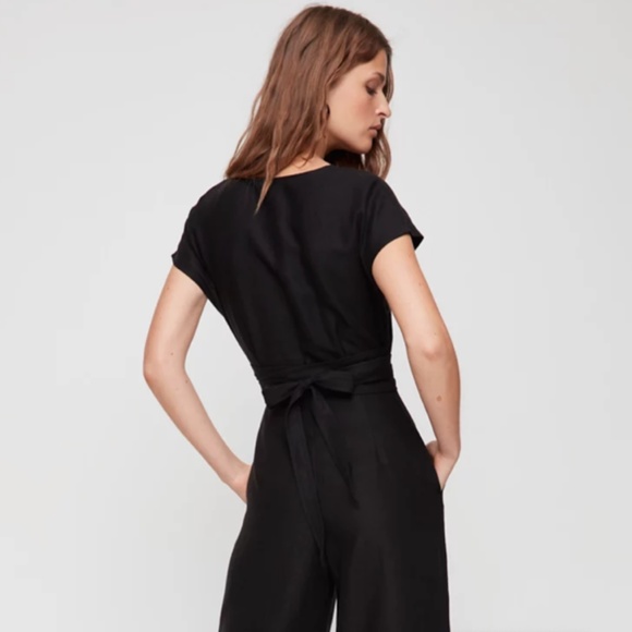 Wilfred Brax Jumpsuit Size 6 Black - Picture 2 of 7